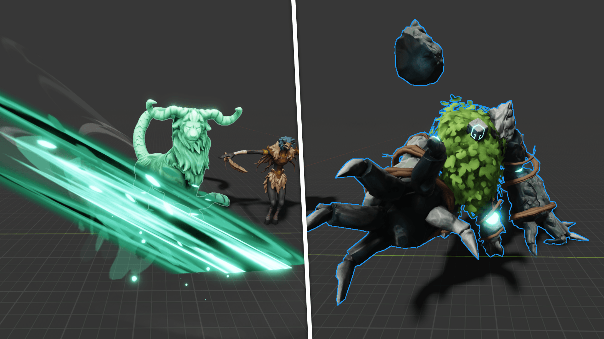 5 Rigged Textured & Animated Models